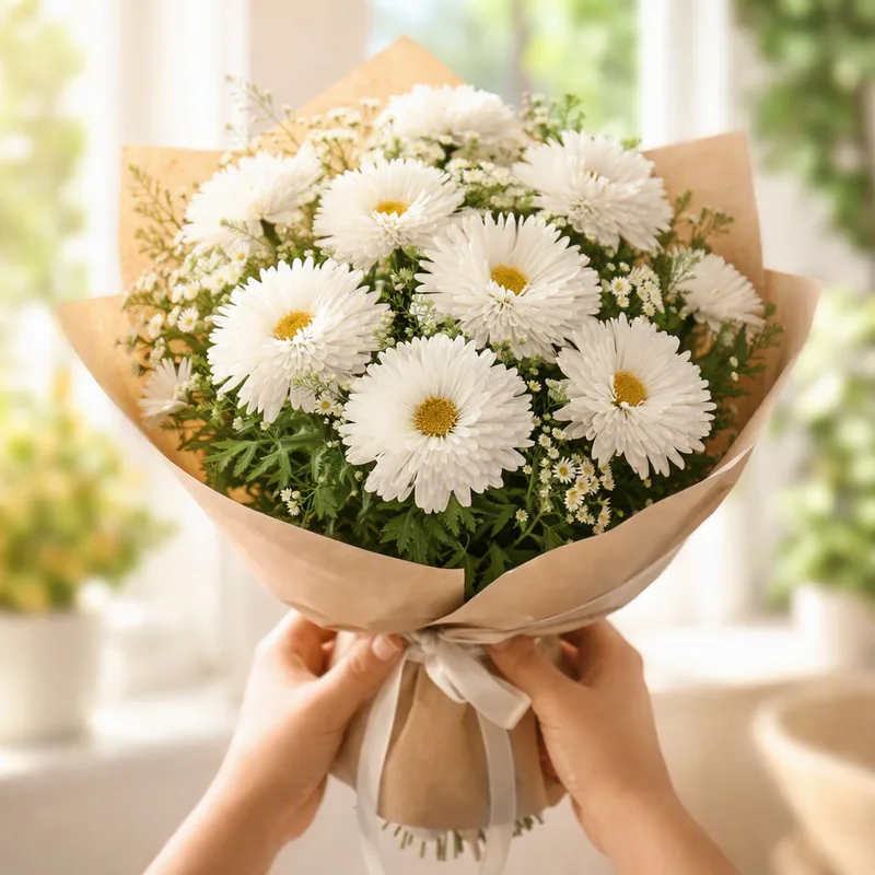 Aster – biały – zdjęcie 3