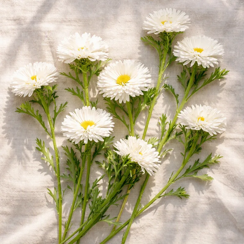 Aster – biały – zdjęcie 4