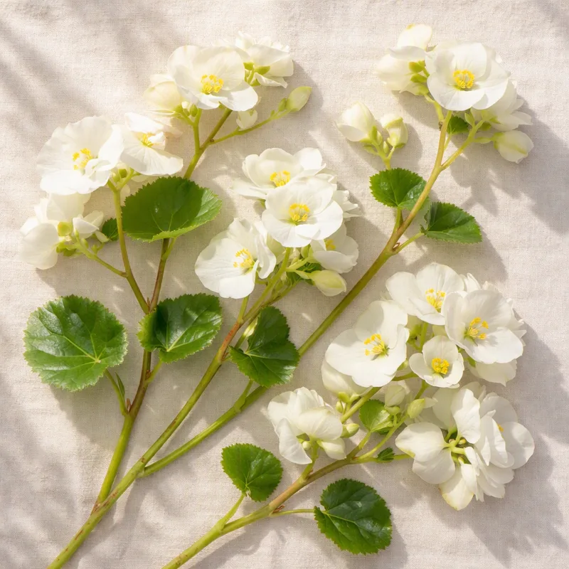 Begonia – biała – zdjęcie 4