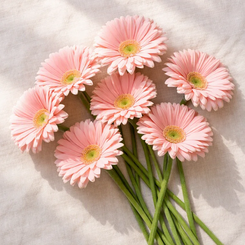 Gerbera – różowa – zdjęcie 4