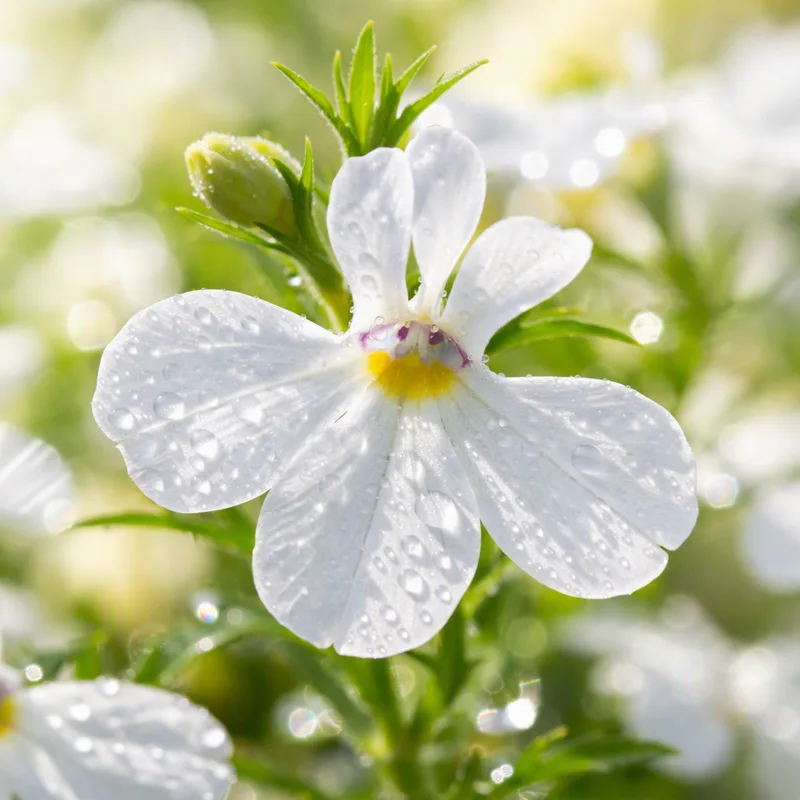 Lobelia – biała