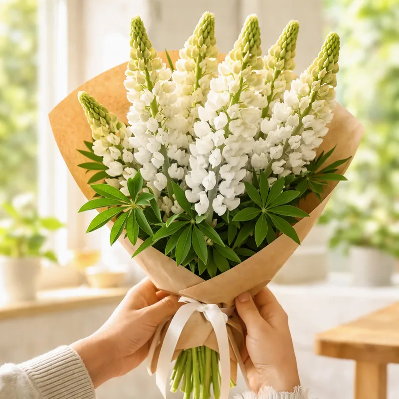 Łubin – biały – zdjęcie 3