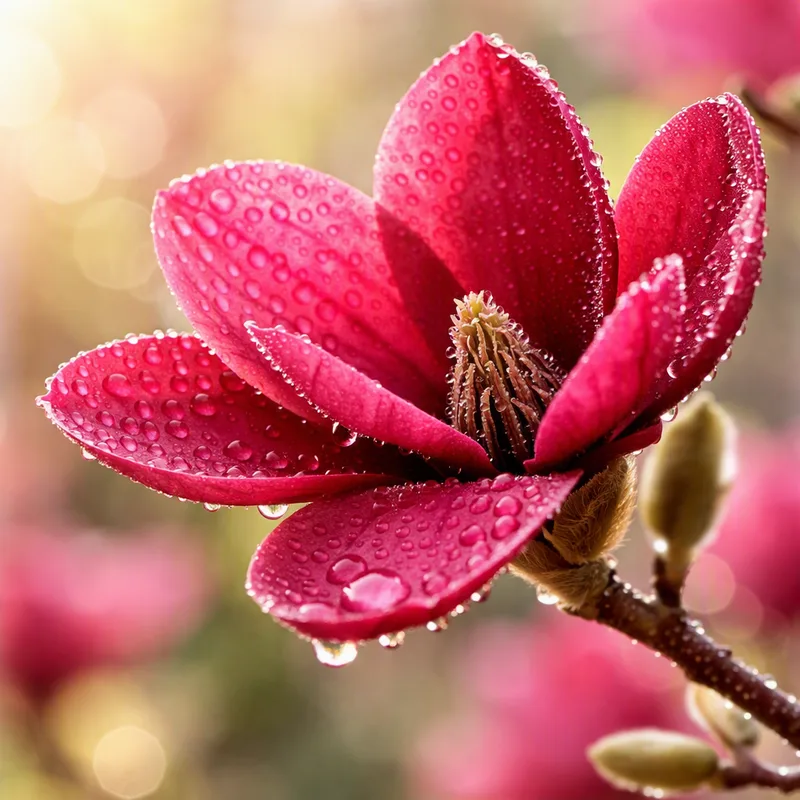 Magnolia – czerwona