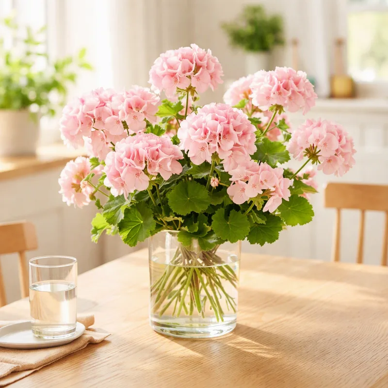 Pelargonia – różowa – zdjęcie 2