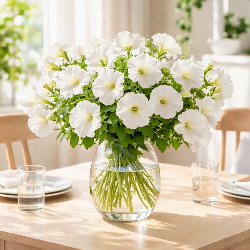 Petunia – biała – zdjęcie 2
