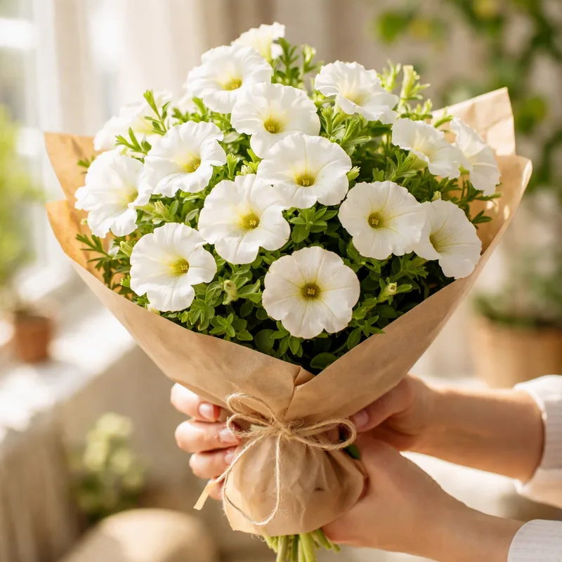 Petunia – biała – zdjęcie 3