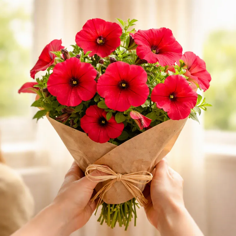 Petunia – czerwona – zdjęcie 3