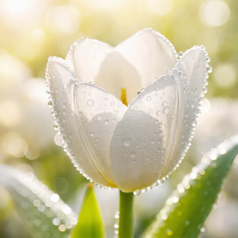 Tulipan – biały